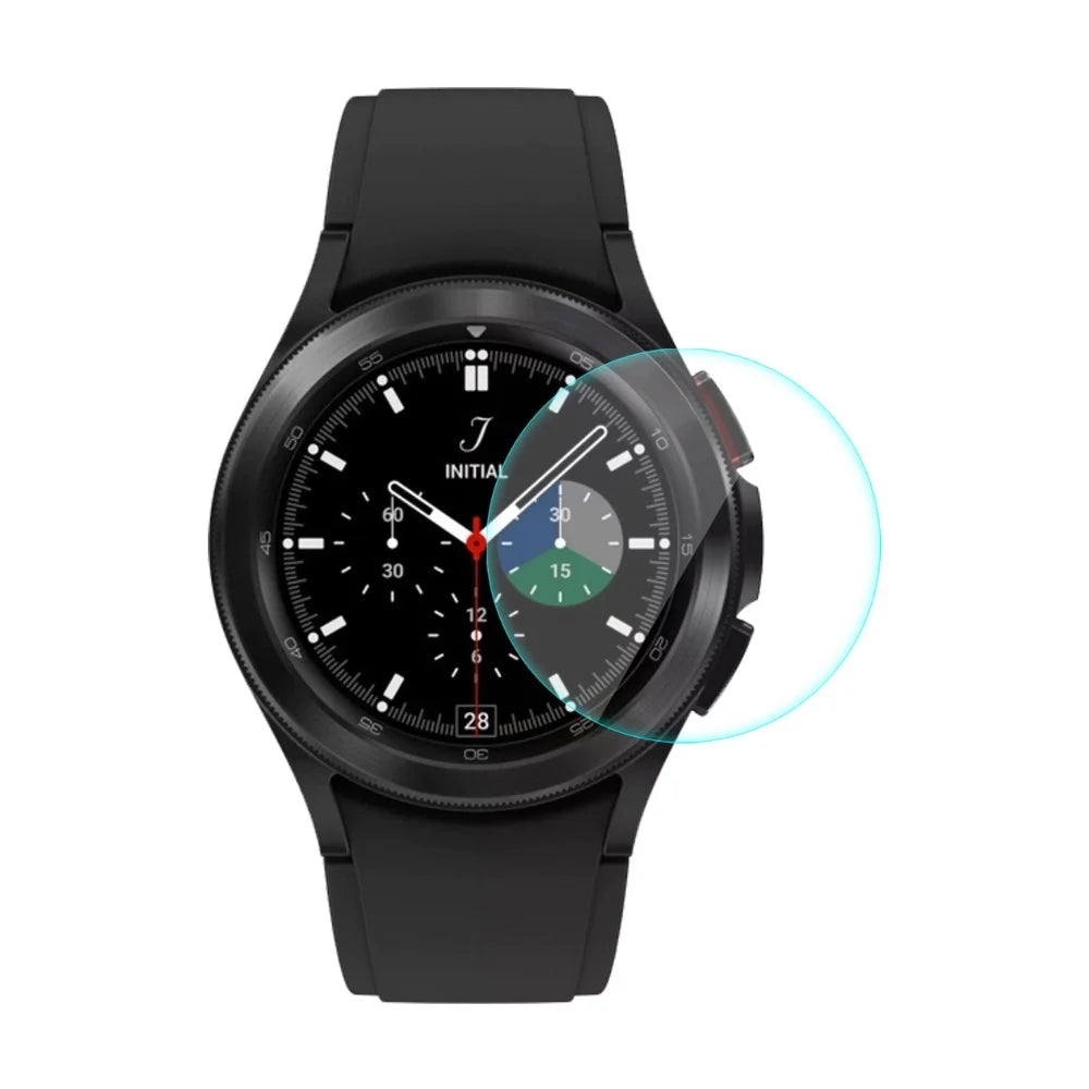 ENKAY HAT PRINCE 2.15D Arc Edges 9H Hardness HD 0.2mm Tempered Glass Screen Protector for Samsung Galaxy Watch4 Classic 46mm - 1