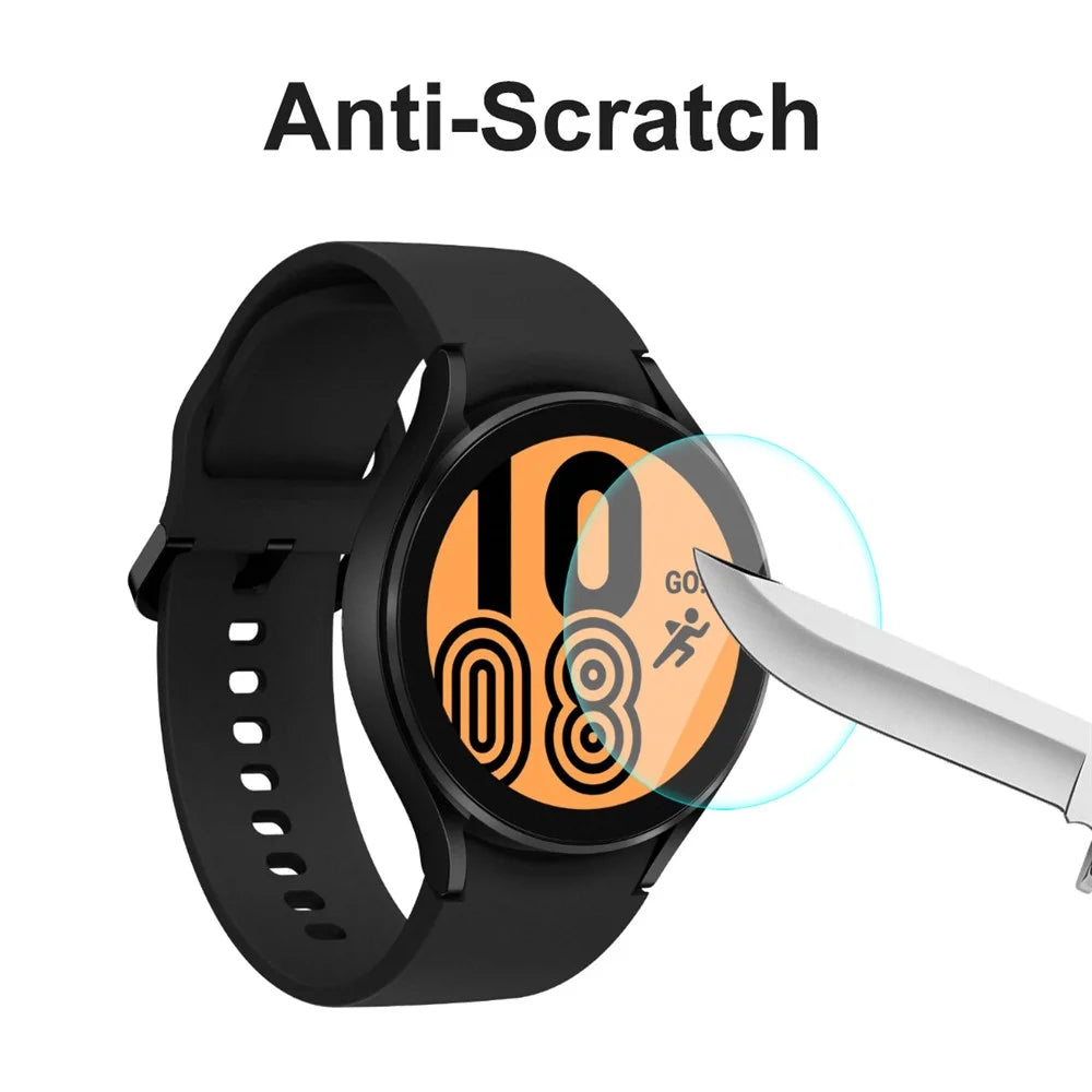 2Pcs/Pack ENKAY HAT PRINCE 9H Hardness Anti-Scratch 2.15D Arc Edge Clear Ultra-Thin 0.2mm Tempered Glass Screen Protector for Samsung Galaxy Watch4 44mm - 5