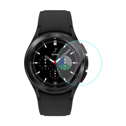 ENKAY HAT PRINCE Anti-Scratch 2.15D Arc Edge 9H Clear 0.2mm Tempered Glass Screen Protector for Samsung Galaxy Watch4 Classic 42mm - 1