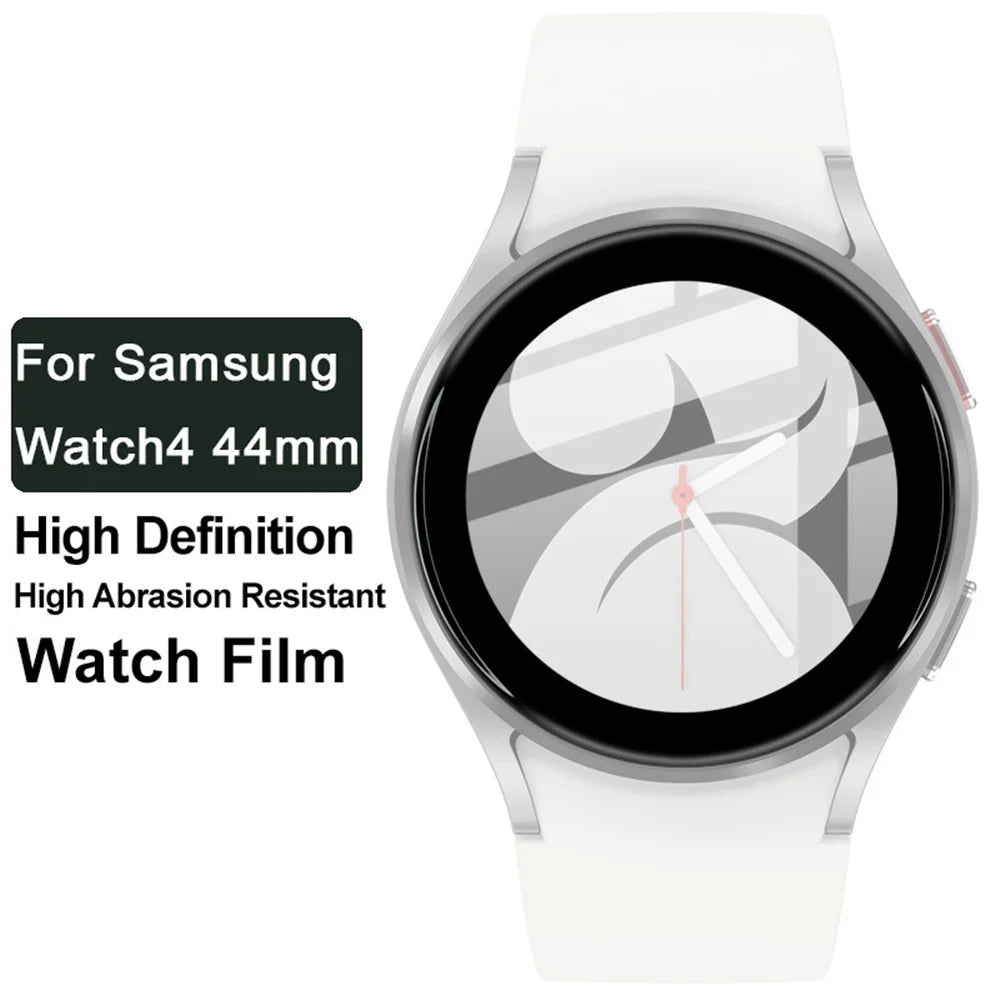 IMAK Black-Edge Anti-Abrasion Delicate Touch Feeling PMMA Watch Screen Protector for Samsung Galaxy Watch4 44mm - 2