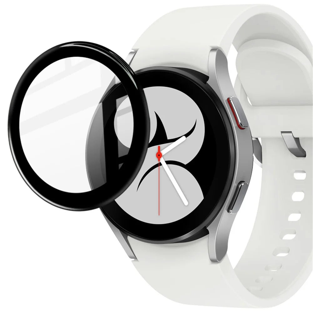 IMAK Black-Edge Anti-Abrasion Delicate Touch Feeling PMMA Watch Screen Protector for Samsung Galaxy Watch4 44mm - 7