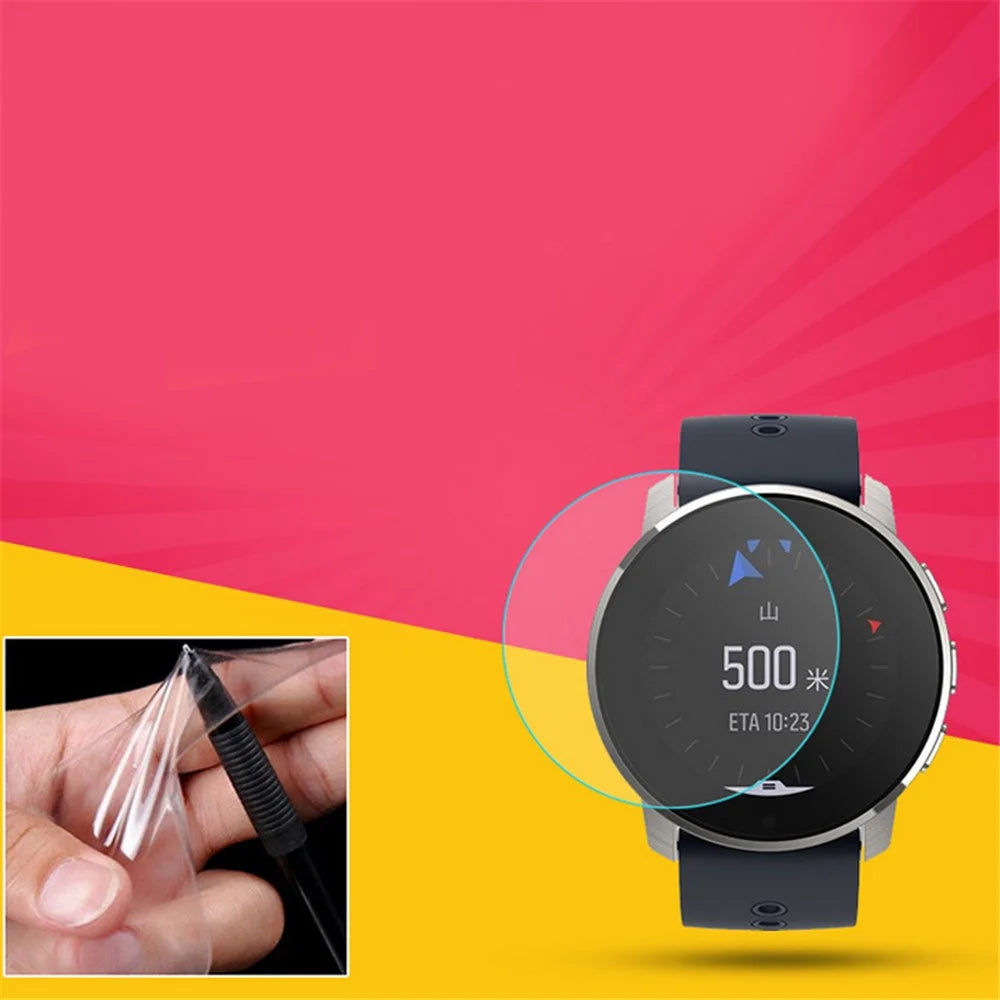 38mm Anti-Explosion HD Soft TPU Screen Protector Clear Film for Suunto 9 Peak - 4
