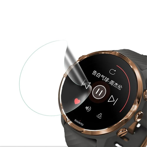 43mm Anti-Explosion Scratch Resistant Soft Flexible TPU Screen Protector for Suunto 7 - 1