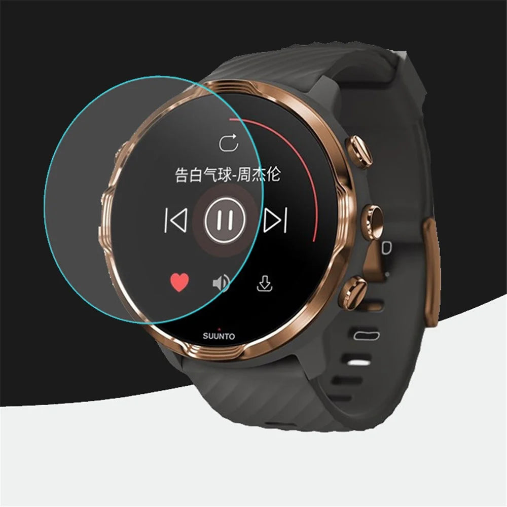 43mm Anti-Explosion Scratch Resistant Soft Flexible TPU Screen Protector for Suunto 7 - 4