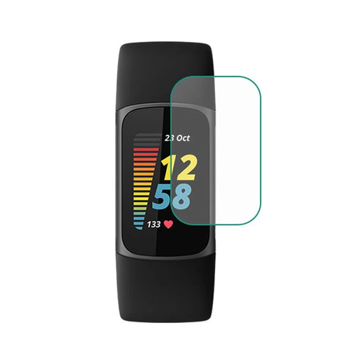 HD Clear Flexible Anti-explosion TPU Screen Protector Film for Fitbit Charge 5 - 1