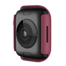 Hard PC Smart Watch Case Frame Protector for Apple Watch Series 9 / 8 / 7 41mm - Dark Red - 3
