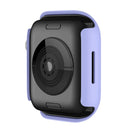 Hard PC Protective Watch Case Edge Frame Cover for Apple Watch Series 9 / 8 / 7 45mm - Pink / Purple - 3