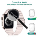 Full Protection Transparent TPU Protective Watch Case Cover for Apple Watch Series 9 / 8 / 7 41mm - 5
