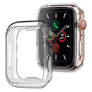 Watch Case For Apple Watch Series 9 / 8 / 7 45mm All-Round Protection Soft TPU Transparent Cover - 1