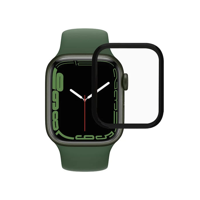 RURIHAI Anti-Scratch Full Coverage 3D Curved Edge HD 0.26mm PMMA Glass Screen Protector for Apple Watch Series 7 41mm - 1