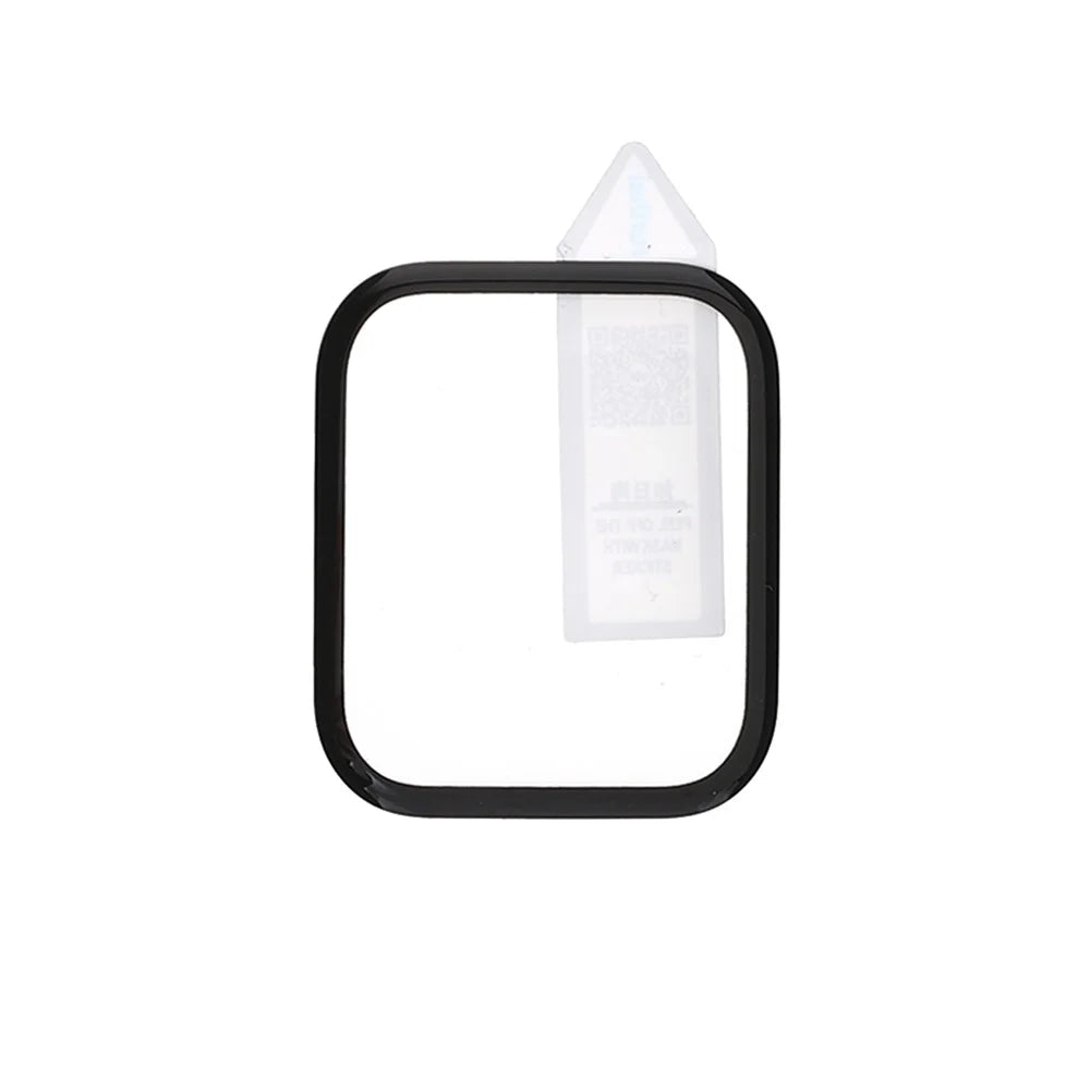 RURIHAI 3D Curved Edge 0.26mm Full Coverage HD Clear PMMA Glass Screen Protector for Apple Watch Series 7 45mm - 2