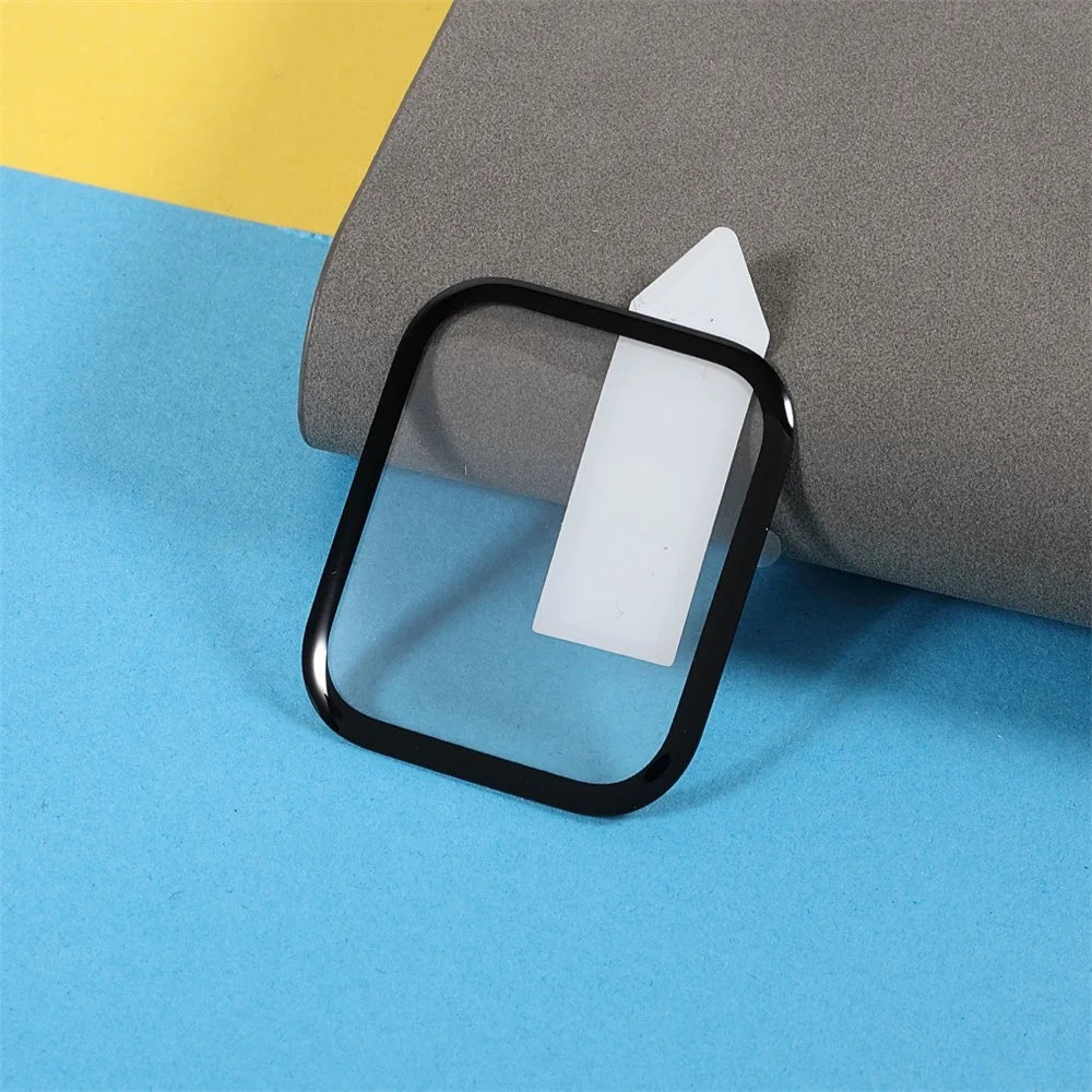 RURIHAI 3D Curved Edge 0.26mm Full Coverage HD Clear PMMA Glass Screen Protector for Apple Watch Series 7 45mm - 6