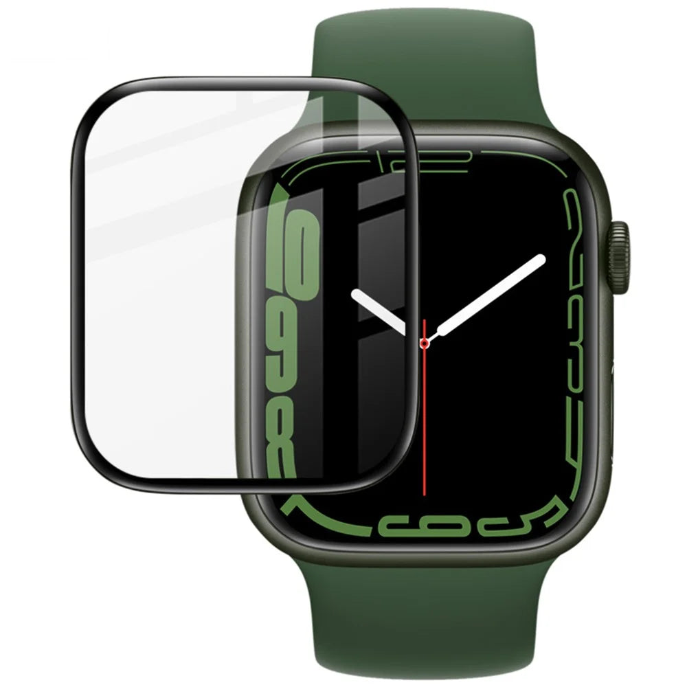IMAK for Apple Watch Series 9 / 8 / 7 41mm High Definition Anti Scratch Full Size PMMA Glass Screen Protector - 1