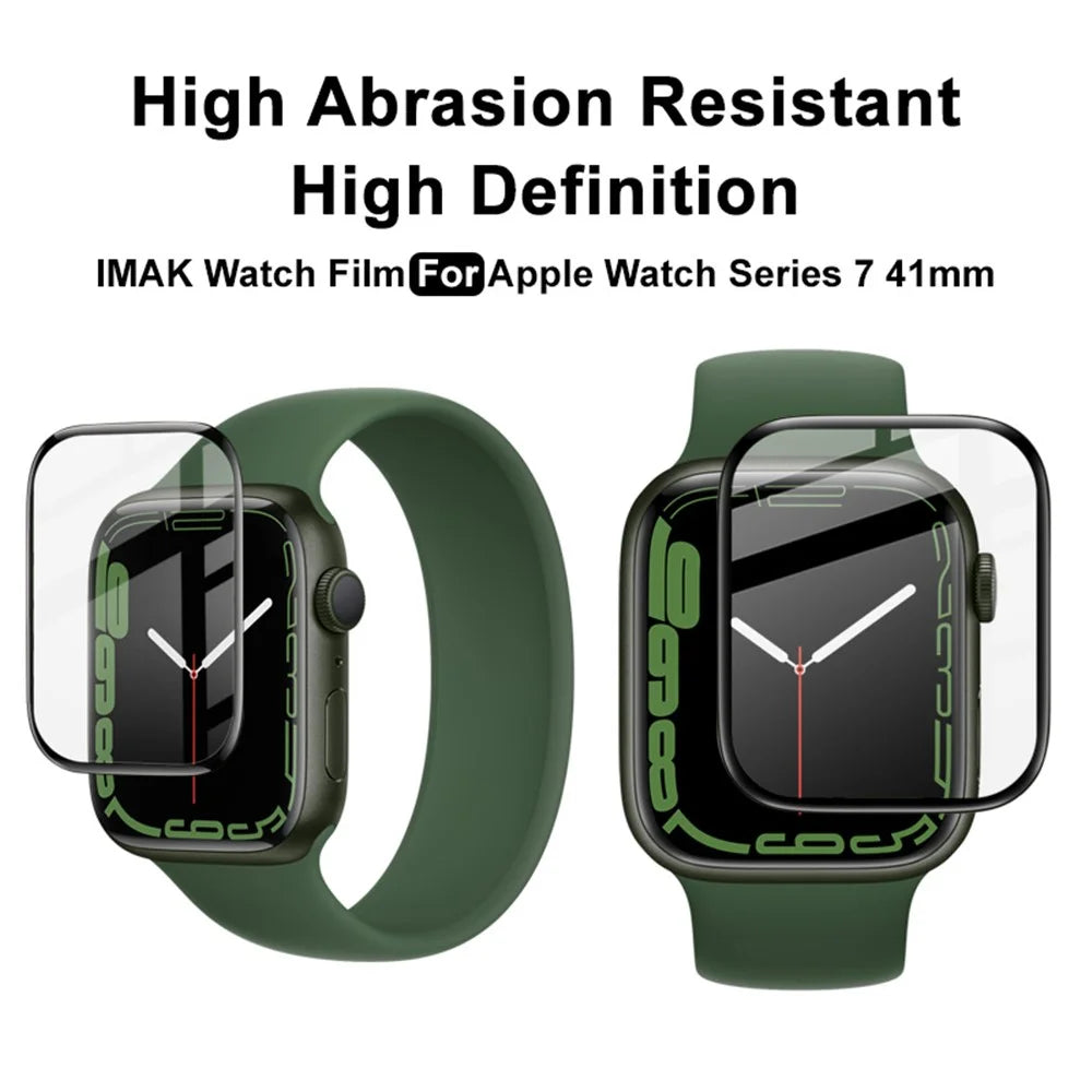 IMAK for Apple Watch Series 9 / 8 / 7 41mm High Definition Anti Scratch Full Size PMMA Glass Screen Protector - 5