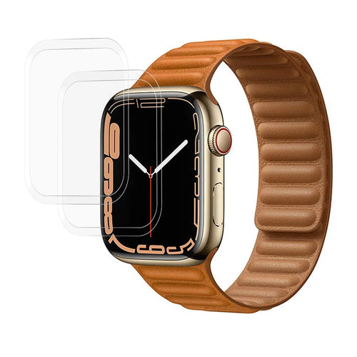 IMAK 2Pcs / Set 3D Curved Edge HD Clear Tempered Glass Screen Protector for Apple Watch Series 9 / 8 / 7 45mm - 1