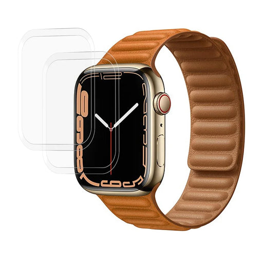 IMAK 2Pcs / Set 3D Curved Edge HD Clear Tempered Glass Screen Protector for Apple Watch Series 9 / 8 / 7 45mm - 1