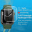 IMAK 2Pcs/Set Hydrogel Film III Full Coverage Curved Surface Transparent Soft TPU Screen Protector for Apple Watch Series 7 41mm - 2