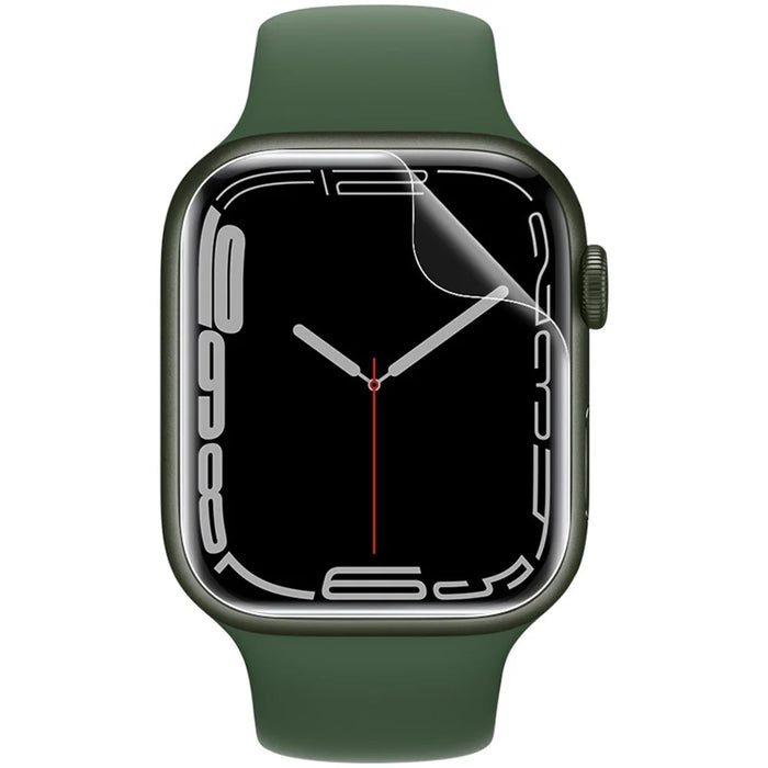 IMAK 2Pcs/Set Hydrogel Film III Full Coverage Curved Surface Transparent Soft TPU Screen Protector for Apple Watch Series 7 41mm - 3