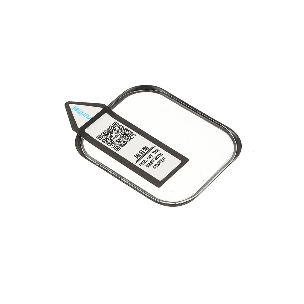 RURIHAI Full Glue 0.26mm HD Clear 3D Carbon Fiber High Alumina Tempered Glass Screen Protector for Apple Watch Series 7 45mm - 5
