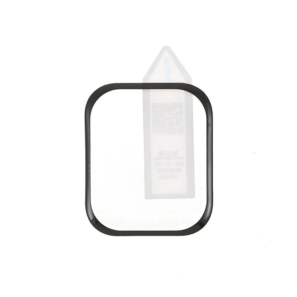 RURIHAI Ultra Clear 3D Carbon Fiber Scratch-Resistant Full Glue 0.26mm High Alumina Tempered Glass Film for Apple Watch Series 7 41mm - 2