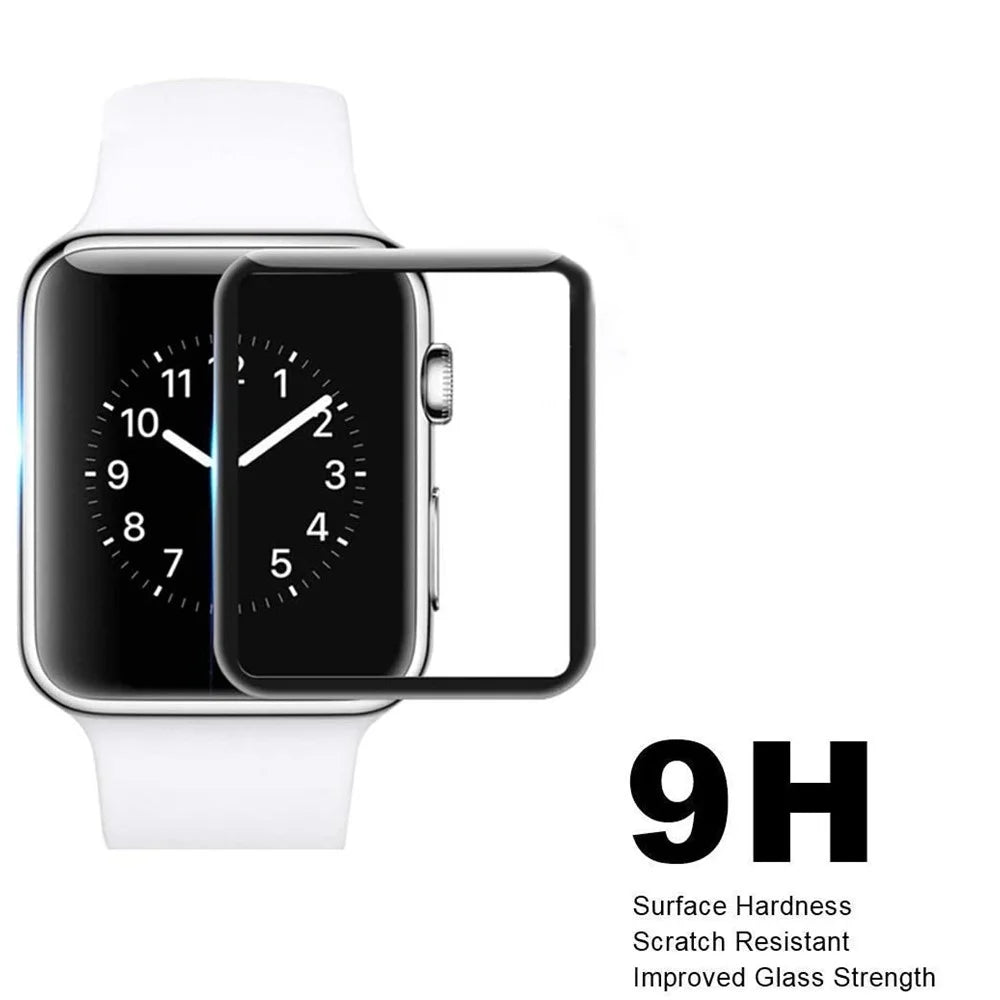 Waterproof HD Clear Full Glue 3D Curved Full Coverage Tempered Glass Screen Protector for Apple Watch Series 7 45mm - 2