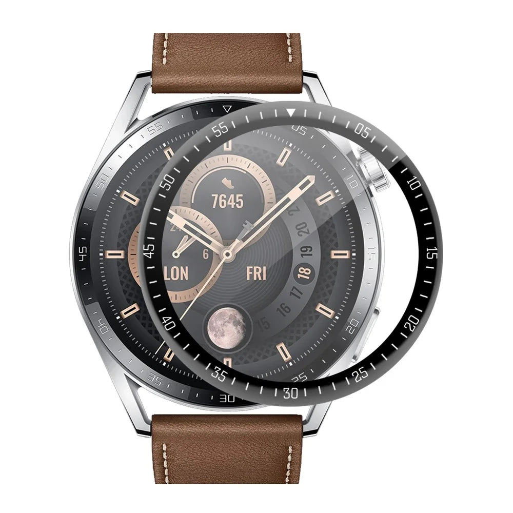 ENKAY HAT PRINCE 3D Curved Full Screen Soft PC Edge + PMMA Scratch Resistant HD Clear Screen Protector for Huawei Watch GT 3 46mm - 1