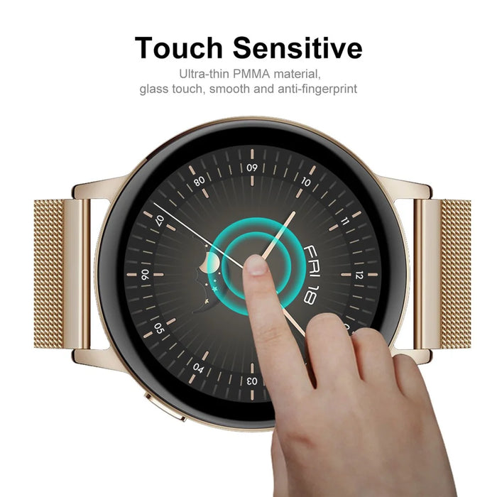 ENKAY HAT PRINCE 5Pcs/Set Full Size 3D Curved Anti-Scratch Soft PC Edge + PMMA HD Screen Protector for Huawei Watch GT 3 42mm - 5