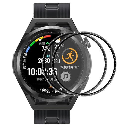 ENKAY HAT PRINCE 2Pcs/Set 3D Curved Soft PC Edge + Clear Touch Accurate Full Coverage PMMA Screen Protector for Huawei Watch GT Runner 46mm - 1