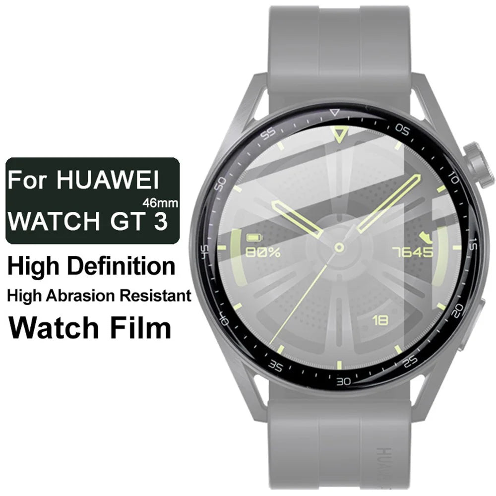 IMAK HD Clear Ultra Flexible PMMA Anti-Scratch Screen Protector for Huawei Watch GT 3 46mm - 3