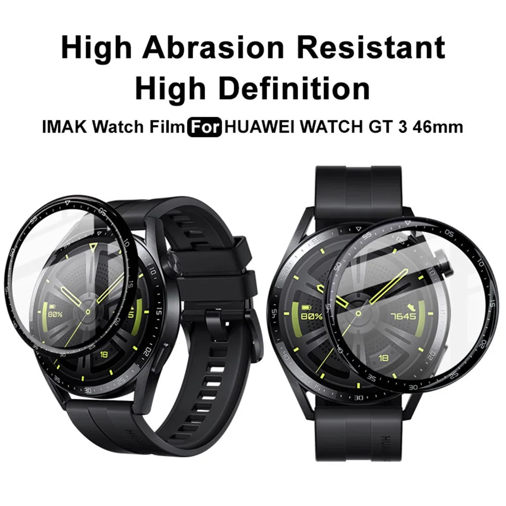 IMAK HD Clear Ultra Flexible PMMA Anti-Scratch Screen Protector for Huawei Watch GT 3 46mm - 5