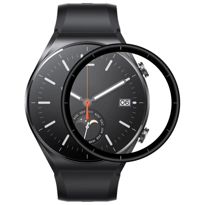 ENKAY HAT PRINCE for Xiaomi Watch S1 Smooth Touch Full Screen 3D Curved Soft PC Edge + PMMA HD Protector Film - 1