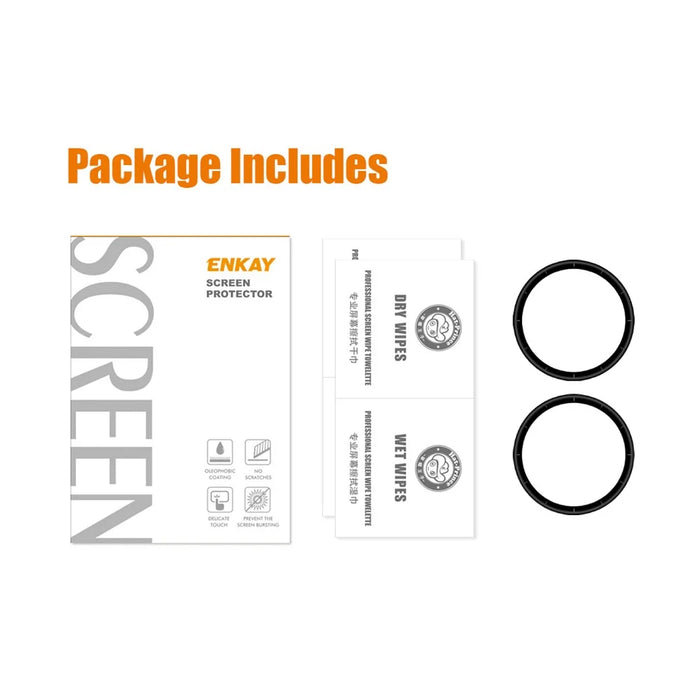 ENKAY HAT PRINCE 2Pcs/Set Screen Protector for Xiaomi Watch S1, 3D Curved Soft PC Edge + PMMA Full Coverage Anti-Scratch Ultra Clear Film - 5
