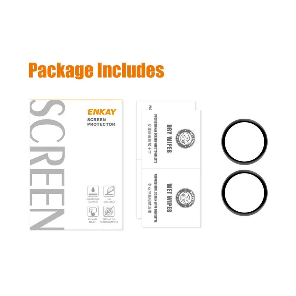 ENKAY HAT PRINCE 2Pcs / Set Screen Protector for Honor Watch GS 3, Full Coverage 3D Curved Soft PC Edge + PMMA HD Clear Touch Sensitive Protective Film - 5