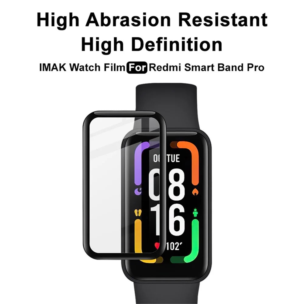 IMAK for Xiaomi Redmi Smart Band Pro HD Ultra-slim PMMA Watch Screen Protector Smooth Anti-abrasion Screen Touch Film - 4
