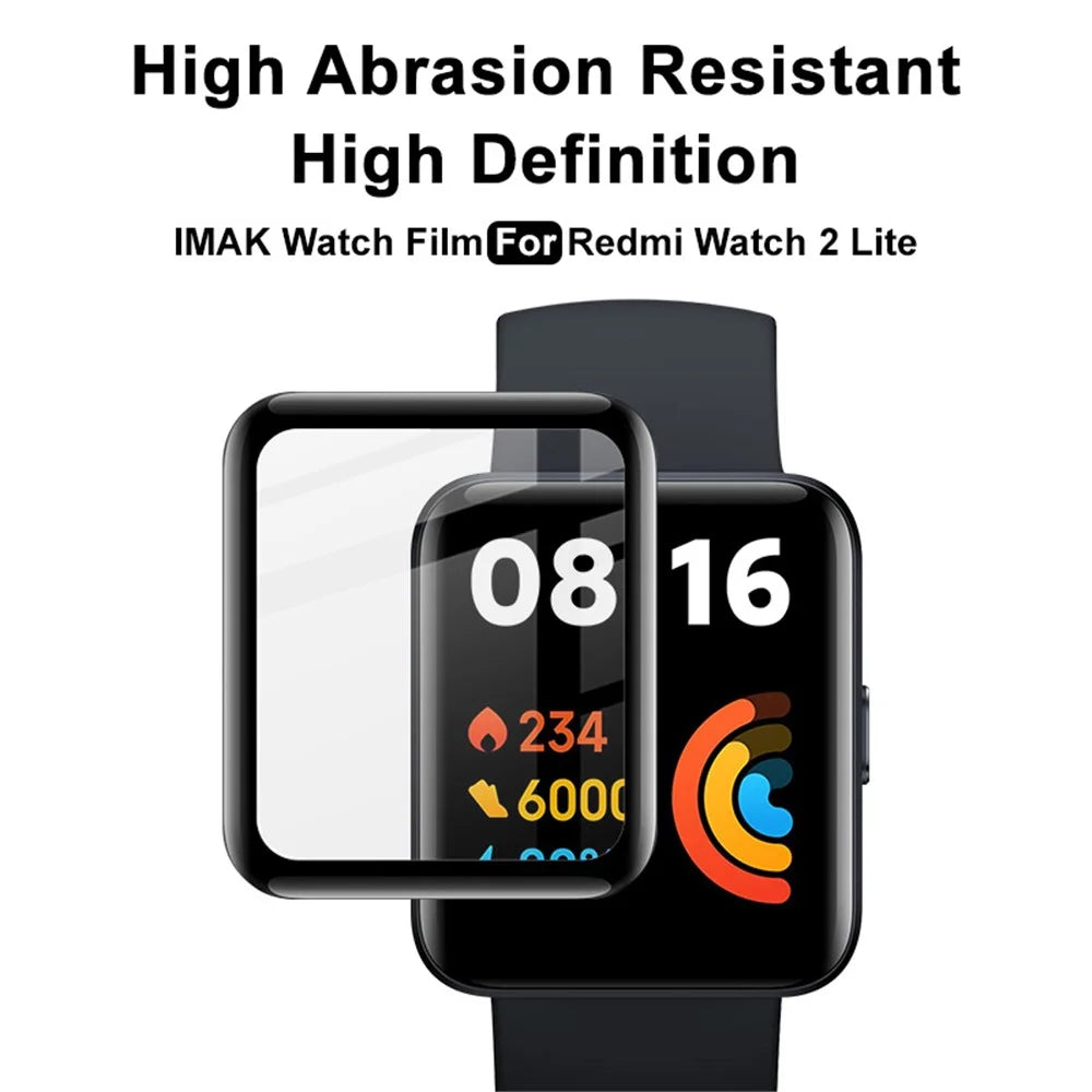 IMAK for Xiaomi Redmi Wacth 2 Lite High Definition Ultra-slim PMMA Watch Screen Protector Anti-scratch Smooth Screen Touch Film - 4