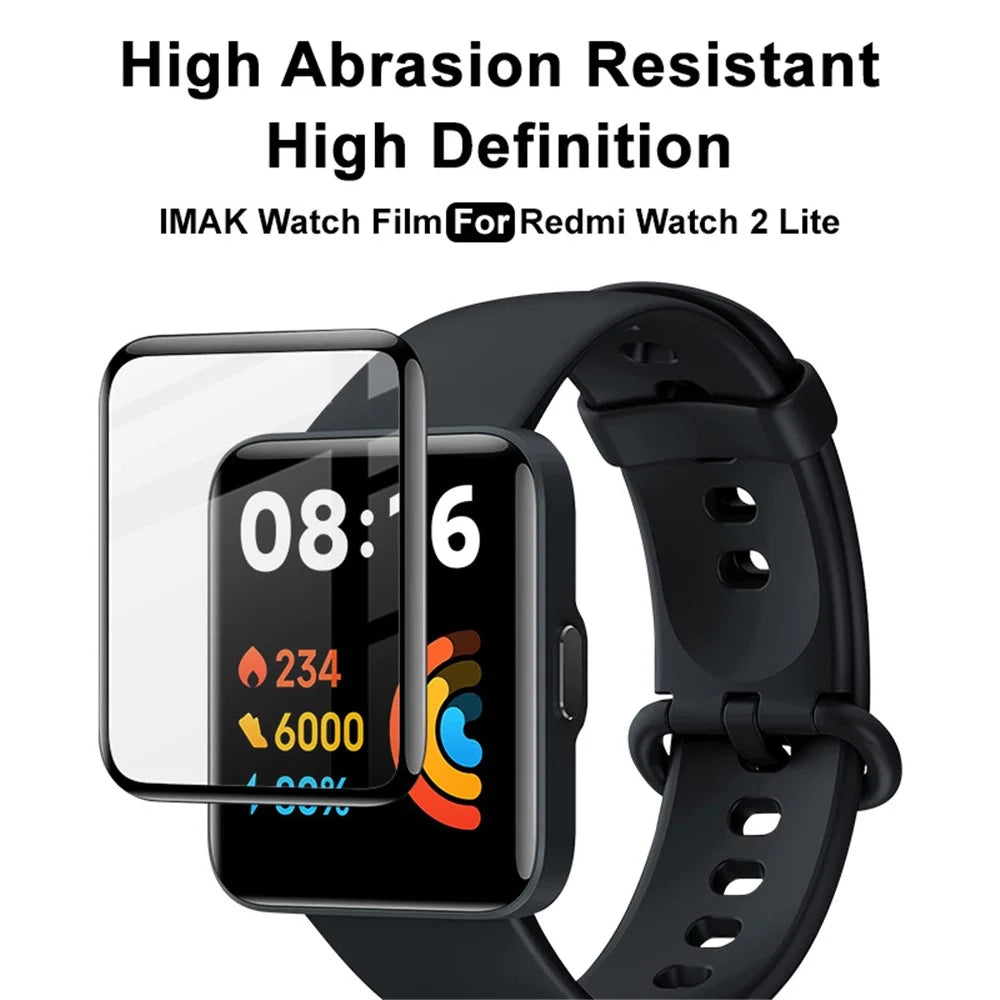 IMAK for Xiaomi Redmi Wacth 2 Lite High Definition Ultra-slim PMMA Watch Screen Protector Anti-scratch Smooth Screen Touch Film - 5