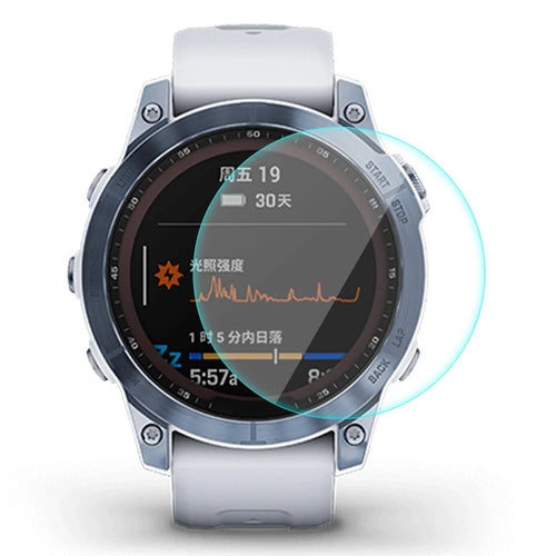 ENKAY HAT PRINCE for Garmin Fenix 7X 0.2mm HD 9H Sensitive Touch High-Alumina-Silicon Tempered Glass Film Screen Protector - 1