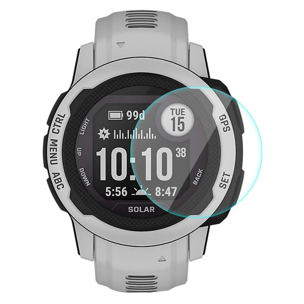 ENKAY HAT PRINCE for Garmin Instinct 2 Anti-Oil No Bubble 0.2mm HD 9H High-Alumina-Silicon Tempered Glass Film Screen Protector - 1