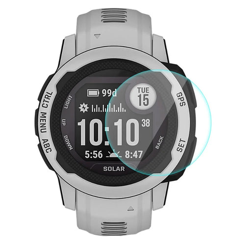 ENKAY HAT PRINCE for Garmin Instinct 2 Anti-Oil No Bubble 0.2mm HD 9H High-Alumina-Silicon Tempered Glass Film Screen Protector - 1