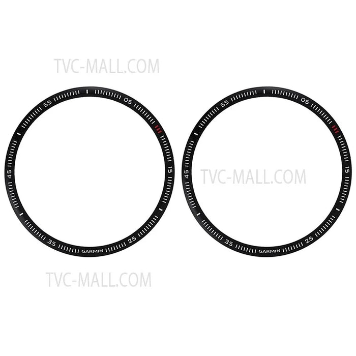 For Garmin Fenix 7 2Pcs/Set Anti-scratch Smooth High Transparency PMMA Screen Protector Films - 2