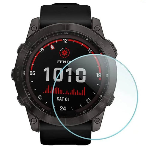 For Garmin Fenix 7 Ultra-Thin 0.3mm Watch Screen Protector 2.5D Hot Bending Explosion-proof Clear Tempered Glass Film - 1
