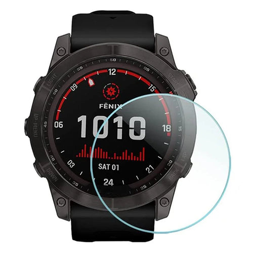 For Garmin Fenix 7X 0.3mm Arc Edge Explosion-proof Tempered Glass Watch Screen Protector Film - 1