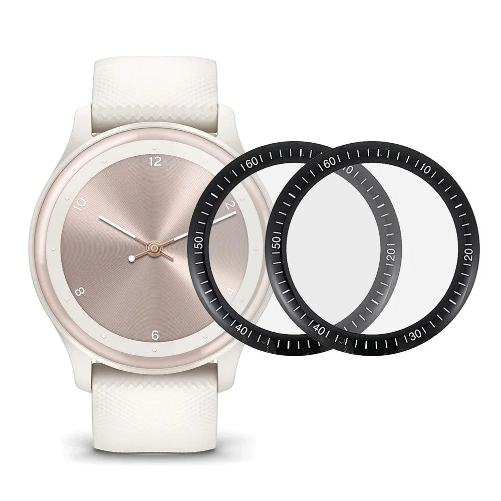 For Garmin Vivomove Sport 2Pcs/Set Anti-scratch Durable High Transparency PMMA Screen Protector Films - 1