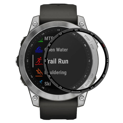 ENKAY HAT PRINCE Screen Protector for Garmin Fenix 7X, Full Coverage 3D Curved Soft PC Edge + PMMA Anti-Scratch Clear Film - 1
