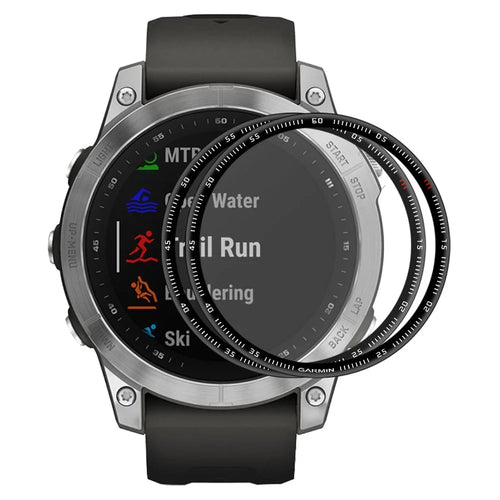ENKAY HAT PRINCE 2Pcs/Pack Screen Protector for Garmin Fenix 7S, 3D Curved Soft PC Edge + PMMA Full Coverage Crystal Clear Film - 1