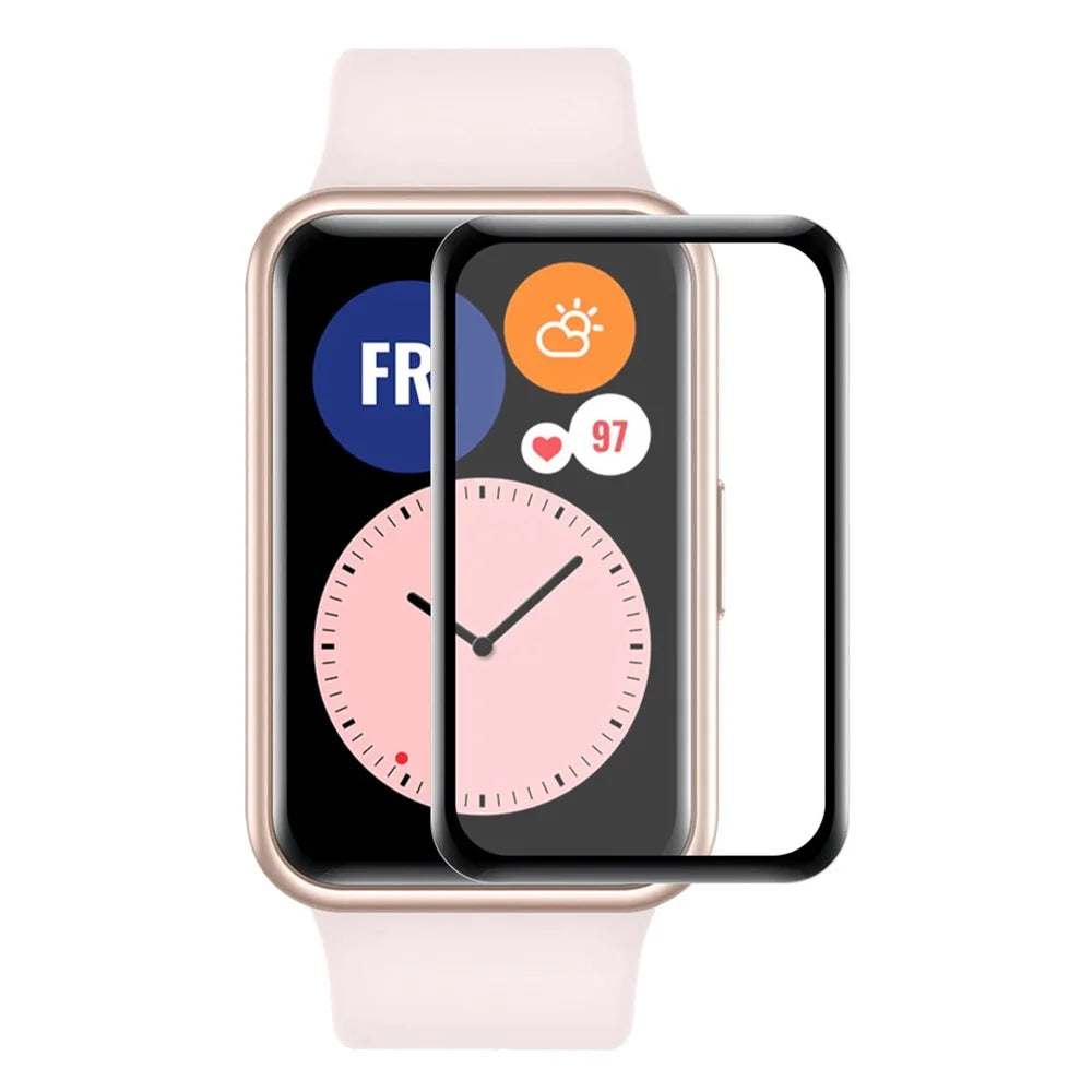 ENKAY HAT PRINCE for Huawei Watch Fit Screen Protector 3D Curved Soft PC Edge + PMMA Flexible Full Coverage Clear Film - 1