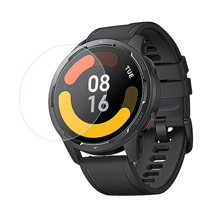 For Xiaomi Watch S1 Active 0.3mm Tempered Glass Screen Protector Bubble-Free Anti-Scratch HD Clear Film - 1