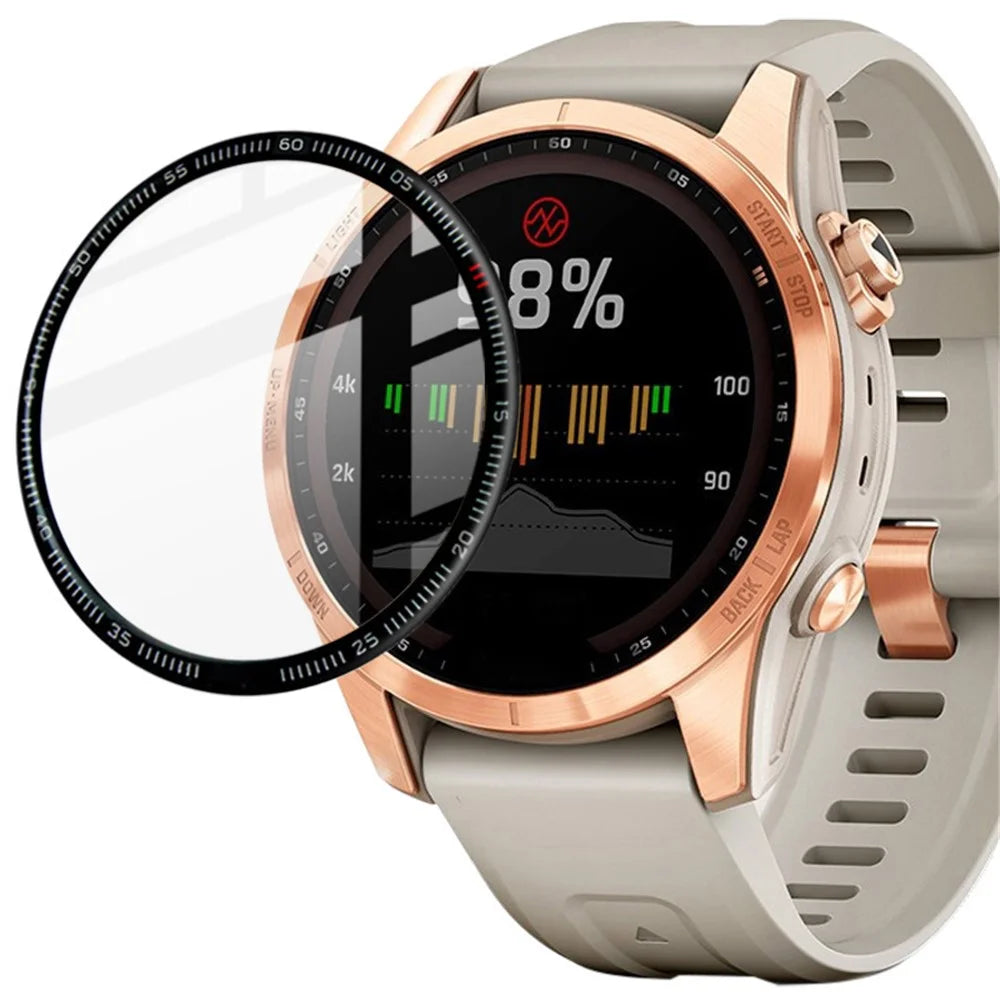 IMAK for Garmin Fenix 7S High Definition Ultra Thin PMMA Smart Watch Protective Film Anti-scratch Screen Protector - 5