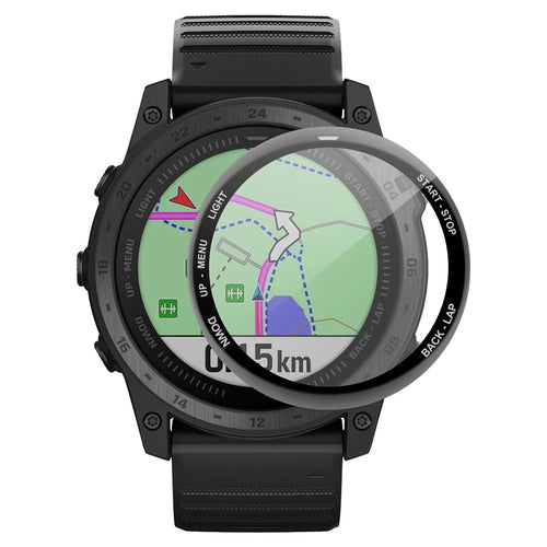 ENKAY HAT PRINCE For Garmin Tactix 7/7 Pro Ultra Clear Full Screen Protector 3D Curved Soft PC Edge + PMMA Protective Film - 1