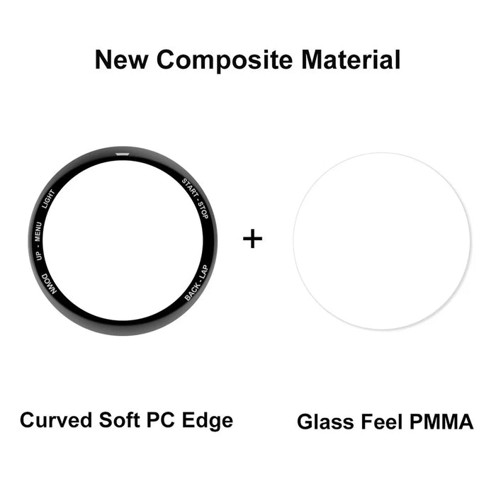 ENKAY HAT PRINCE For Garmin Tactix 7/7 Pro Ultra Clear Full Screen Protector 3D Curved Soft PC Edge + PMMA Protective Film - 3